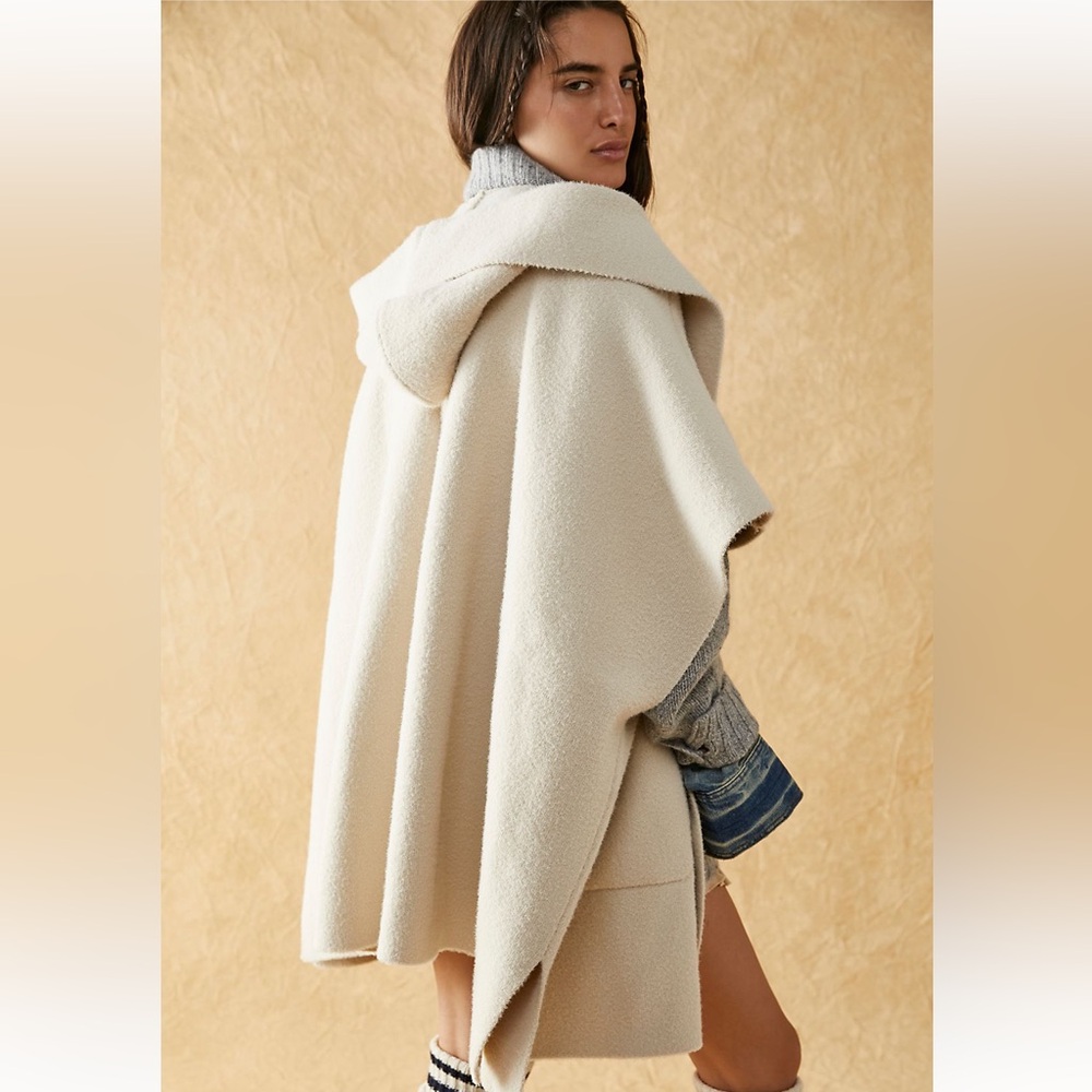 SOLD NWT Free People All I Need Cozy Hooded Duster - Picture 2 of 12